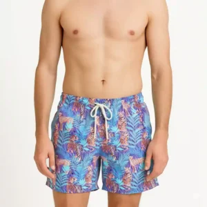 Pantaloneta de baño y Playa para Adulto Tigre - Grupo Familiar